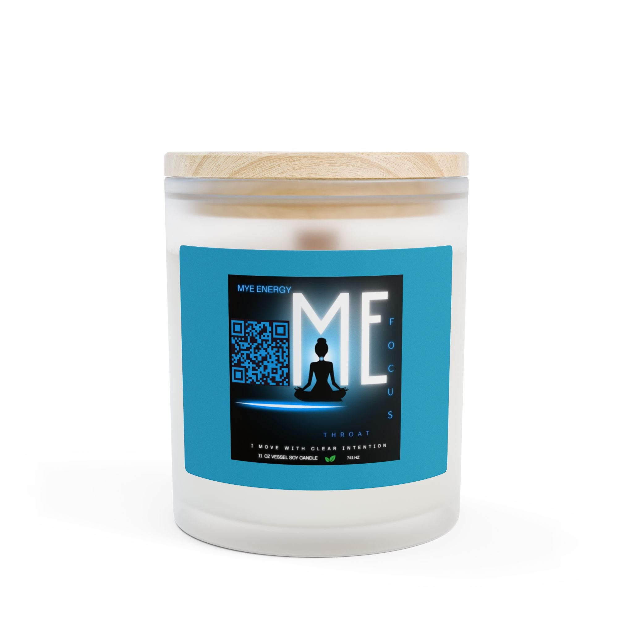 Focus Frosted Glass — 11oz Soy Scented Candle