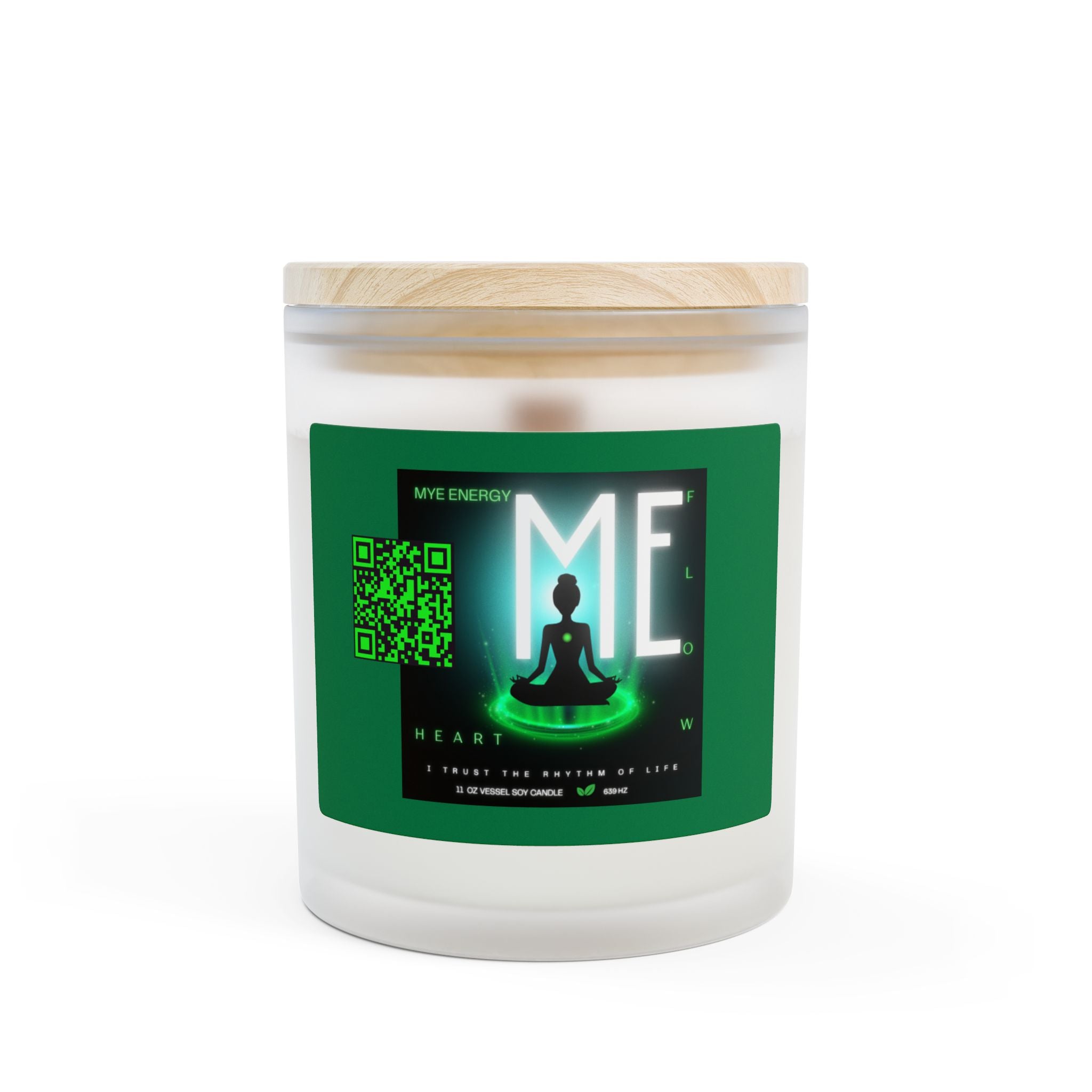 Flow Frosted Glass — 11oz Soy Scented Candle